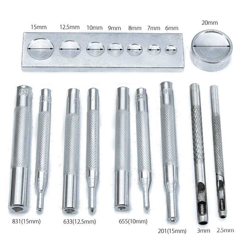 11Pcs Snap Rivet Fastener Butt - Rivet Setter Tool recension och pris