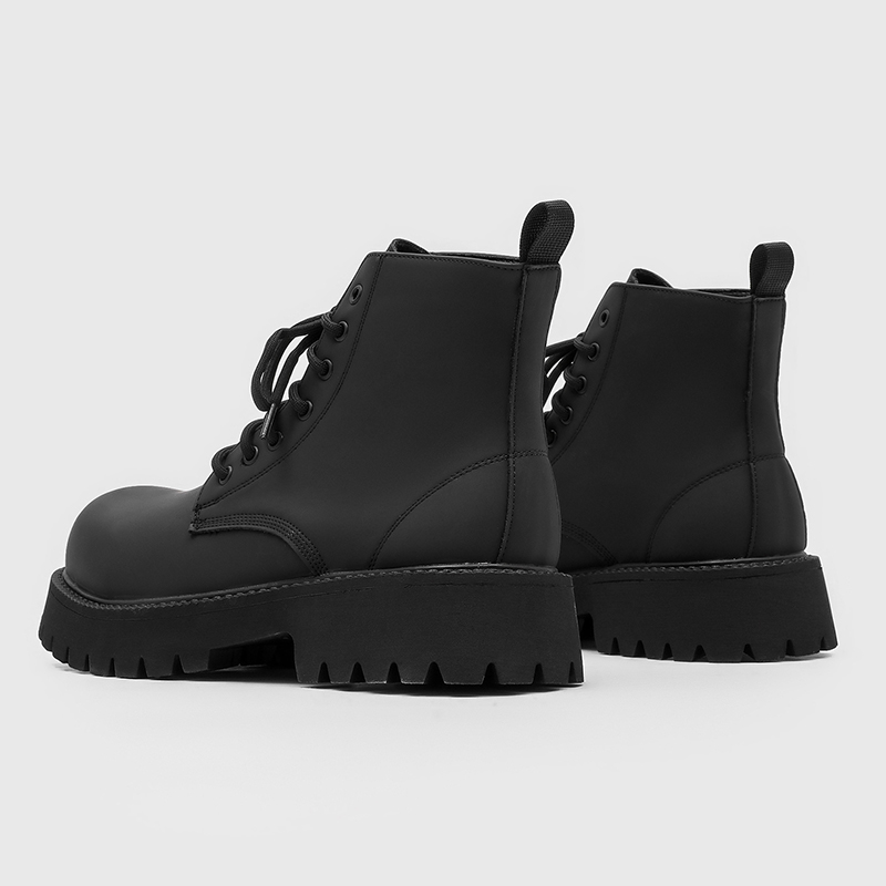 Size 38-46 Men Black High-top  - Leatherwork Designs recension och pris
