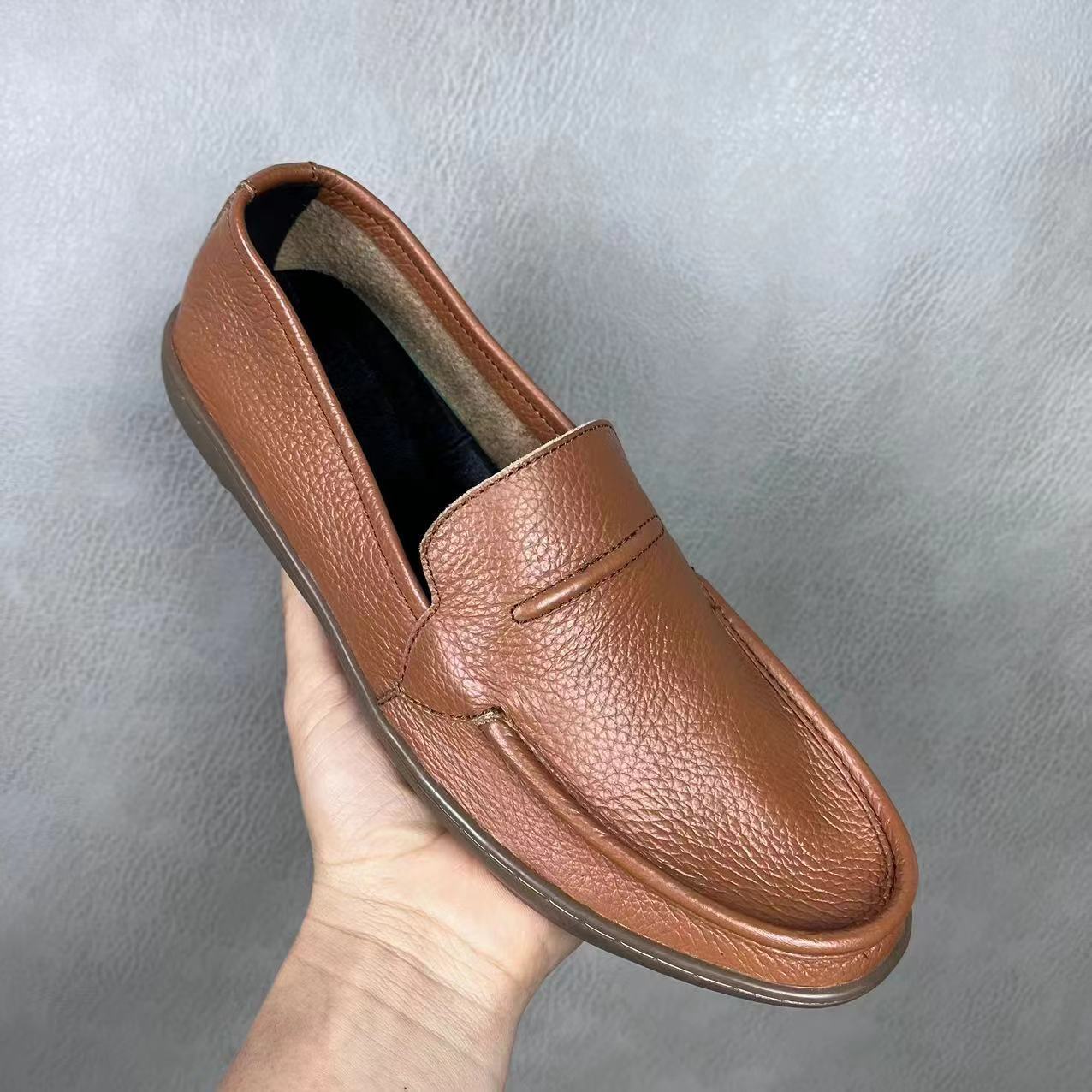 Low-Top Round Toe Men's Leathe - Leatherwork Designs recension och pris